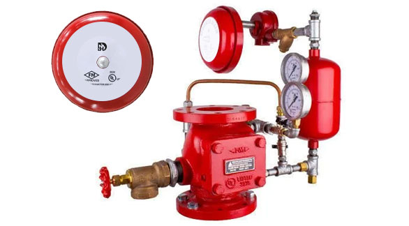 Water Motor Gong Bell